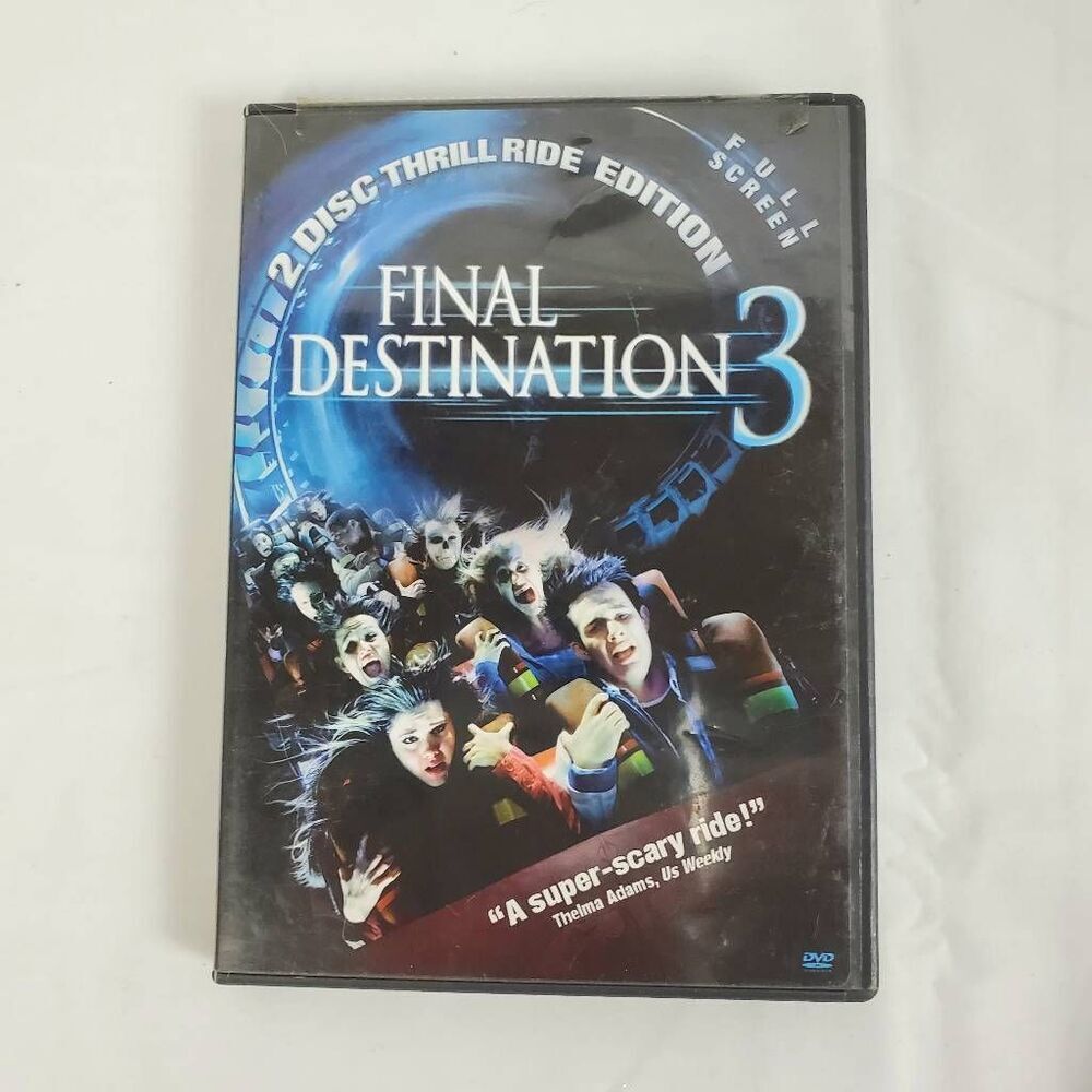 Final Destination 3 DVD 2-Disc Thrill Ride Edition Full Screen Horror Movie